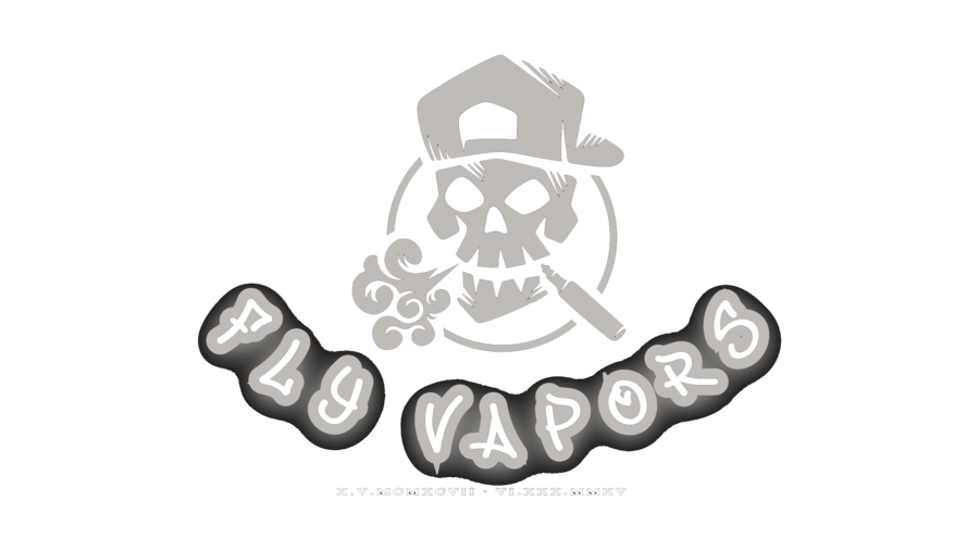 Fly Vapors skull logo