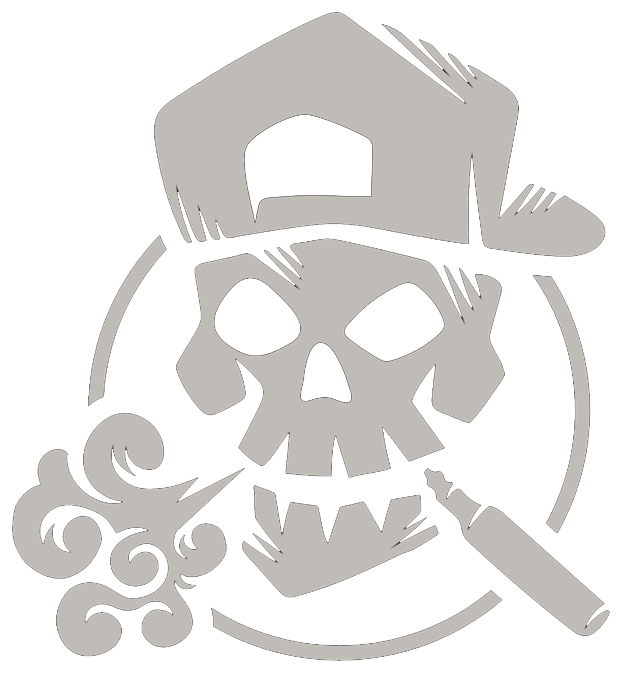 Fly Vapors skull logo